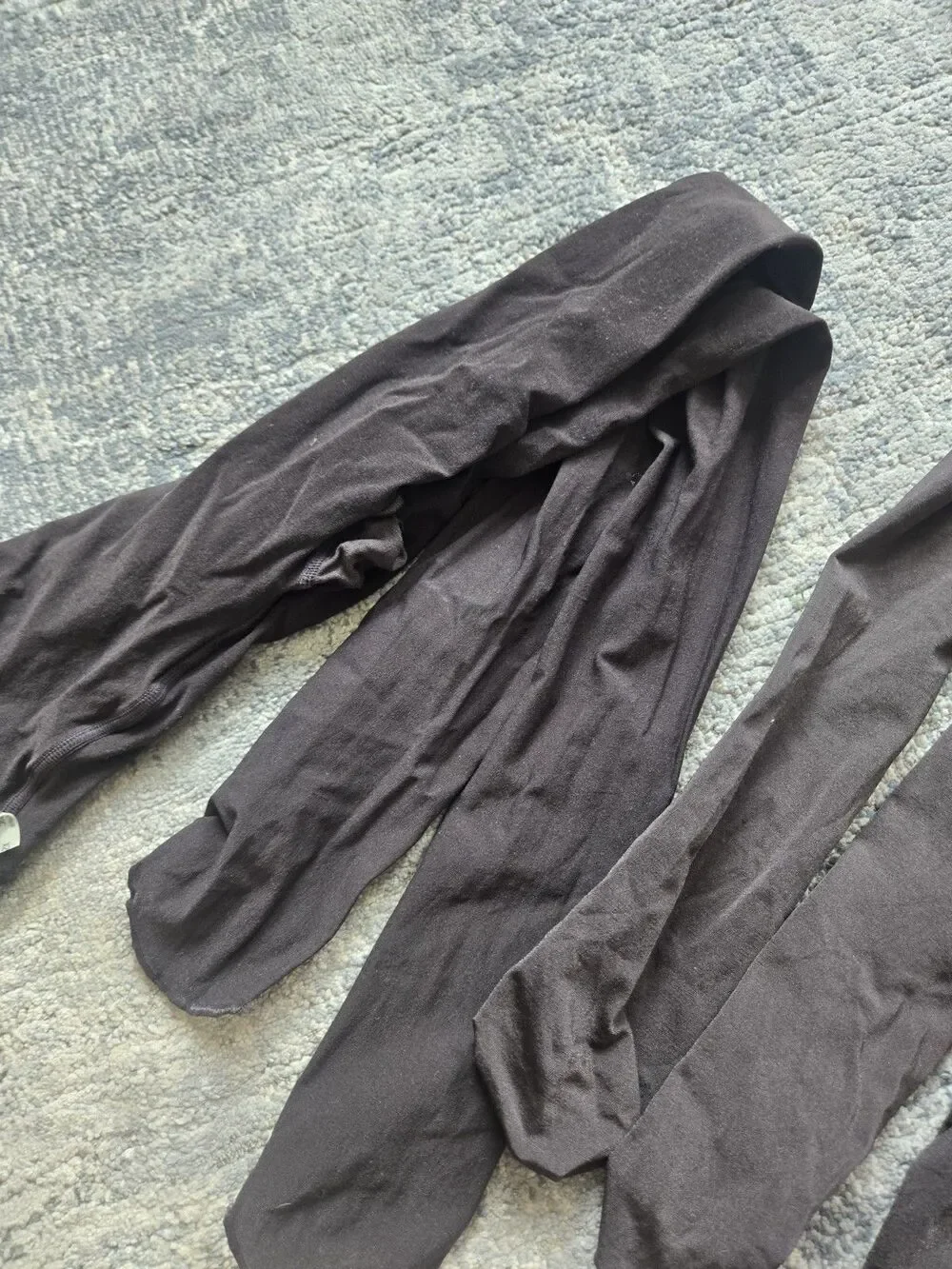 2 Pairs Wolford Satin Opaque 50 Tights Brown NEW XS
